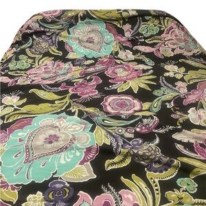 Bold Paisley Full size Duvet Cover - Black and Multicolor by PB Dorm